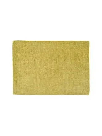 SANDER | Tischläufer KENSINGTON 50x135cm Verde | camel